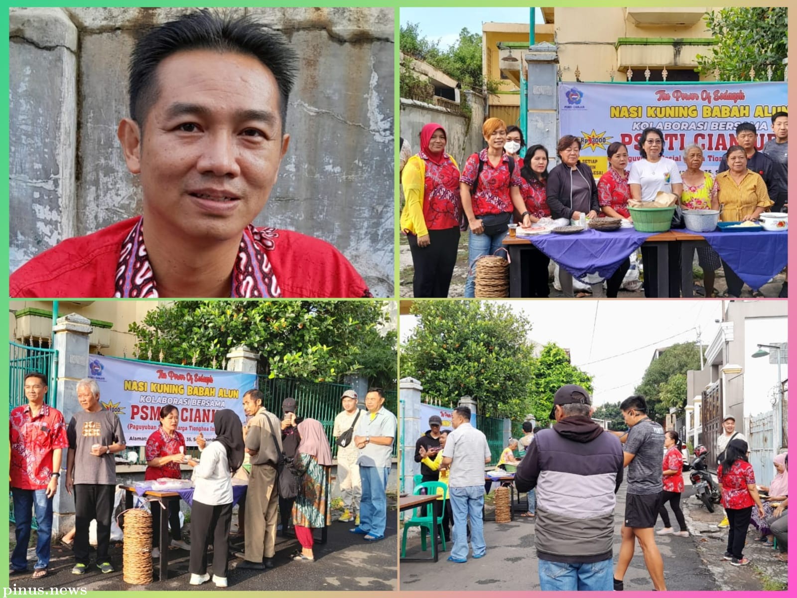 The Power of Sodaqoh, Nasi Kuning Babah Alun Kolaborasi Bersama PSMTI Cianjur