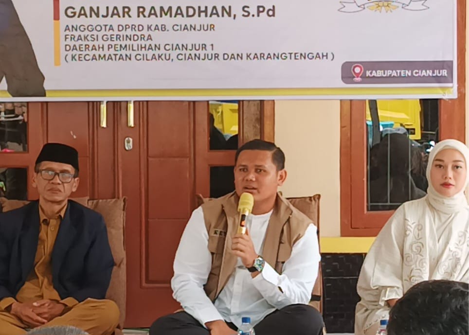 Wakil Ketua DPRD Cianjur Ganjar Ramadhan Serap Aspirasi Rakyat di Desa Sukamaju, Sukaluyu